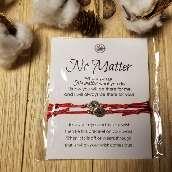 ⏱⏱Nice No Matter compass bracelets in RED⏱⏱ - Picture 8 of 13